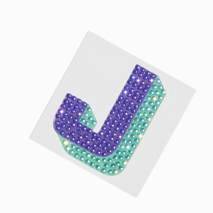 Pixigems™ by Pipstickers® Initial Sticker - J