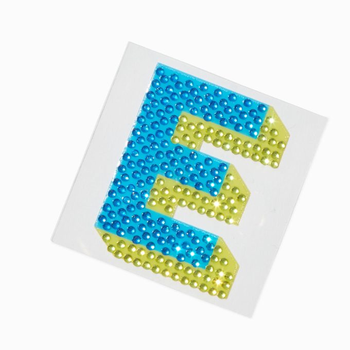 Pixigems™ by Pipstickers® Initial Sticker - E