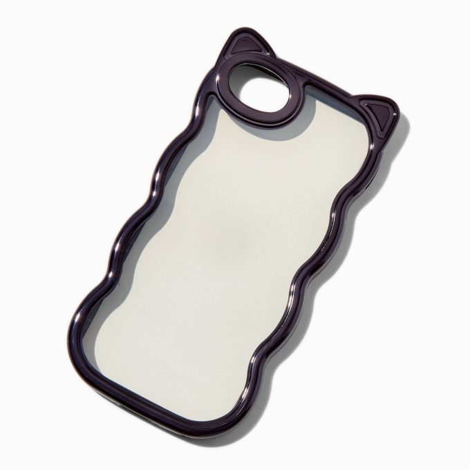 Black Cat Trim Wavy Phone Case - Fits iPhone® 6/7/8/SE