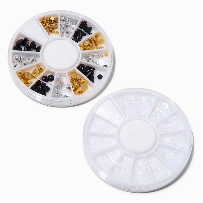 Metallic & Pearl Nail Art Wheel - 2 Pack