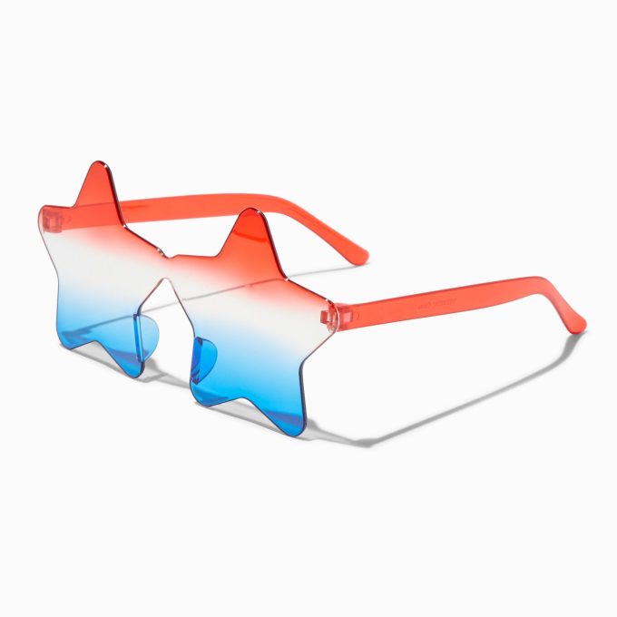 Stars & Stripes Red, White & Blue Star Sunglasses