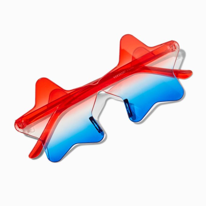 Stars & Stripes Red, White & Blue Star Sunglasses