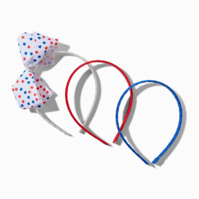 Stars & Stripes Headbands - 3 Pack