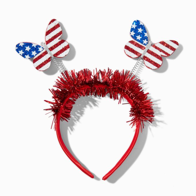 Stars & Stripes Butterfly Deely Bopper Headband