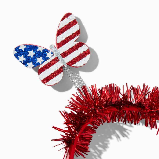 Stars & Stripes Butterfly Deely Bopper Headband