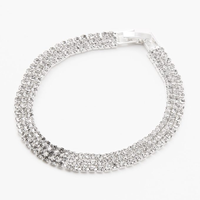 Silver Cubic Zirconia Teardrop Jewelry Set - 3 Pack