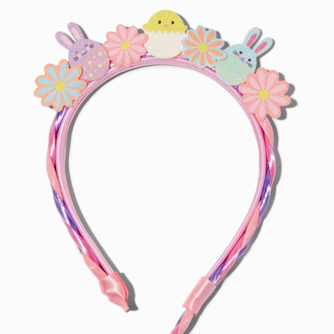 Easter Icons Faux Hair Braided Headband