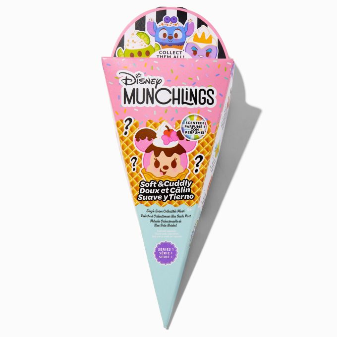 Disney Munchlings Series 1 Scented Single Serve Collectible Plush Blind Bag - Styles Vary