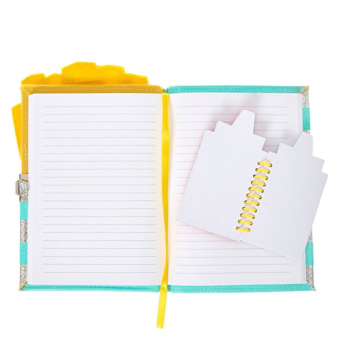 Retro Holographic Fries Lock Diary