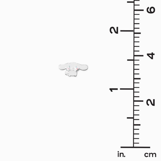 Sterling Silver Cinnamoroll™ Claire's Exclusive Enamel Stud Earrings