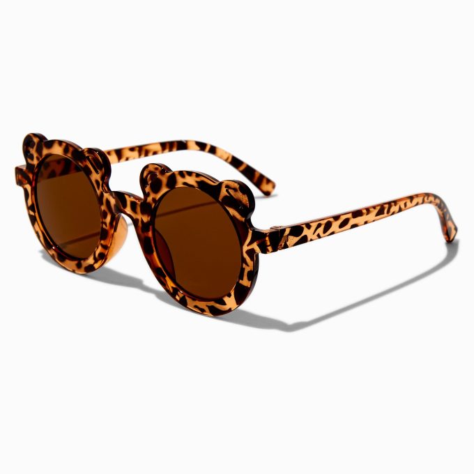 Claire's Club Brown Bear Tortoiseshell Sunglasses