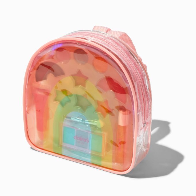 Claire's Club Rainbow Backpack Makeup Set