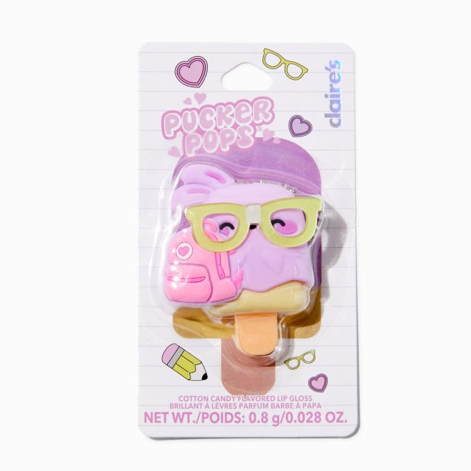Pucker Pops® Back to School Bunny Lip Gloss - Cotton Candy
