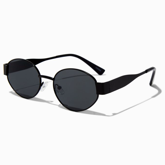 Black Oval Sunglasses