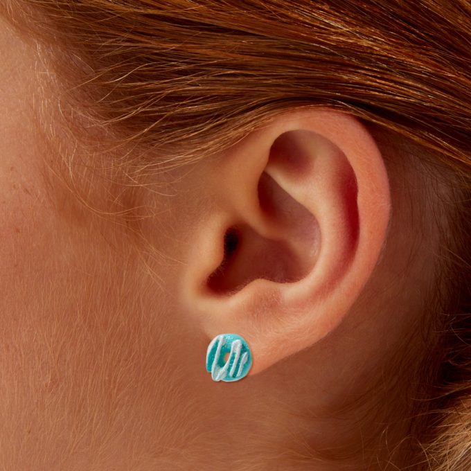 Assorted Donut Stud Earrings - 3 Pack
