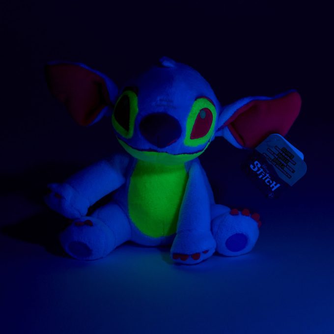Disney Stitch 6'' Blue Blacklight Plush Toy