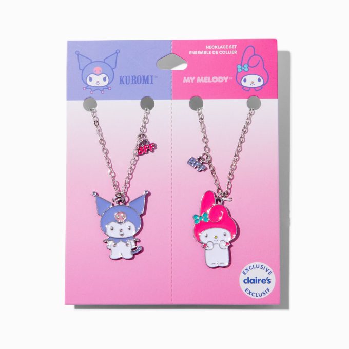 Sanrio® Claire's Exclusive My Melody™ & Kuromi™ BFF Necklace Set - 2 Pack
