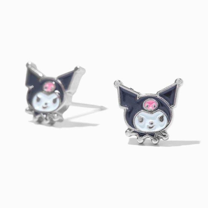 Kuromi® Claire's Exclusive Stainless Steel Studs Ear Piercing Kit with Ear Care Solution