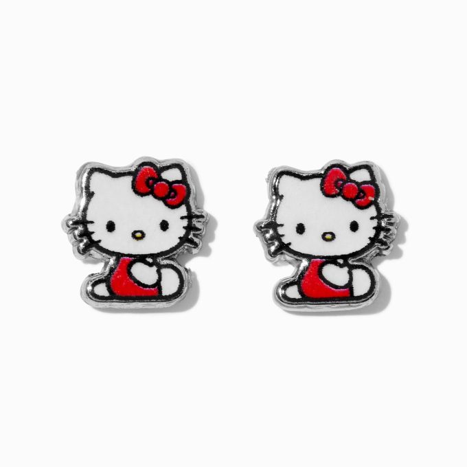 Hello Kitty® 50th Anniversary Claire's Exclusive Stainless Steel Studs Ear Piercing Kit with Ear Care Solution
