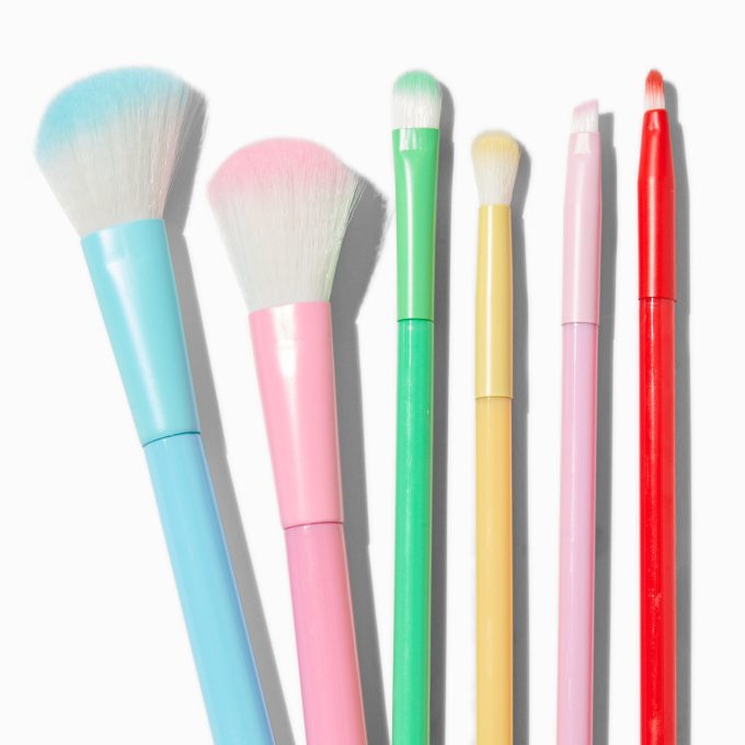 Pastel Makeup Brush Set - 6 Pack