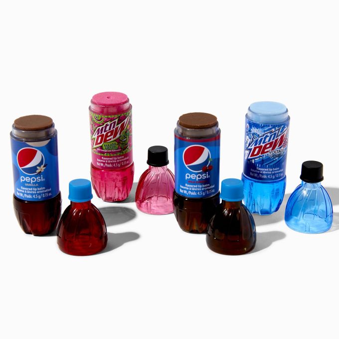 Pepsi® Claire's Exclusive Flavored Lip Balm Set - 4 Pack