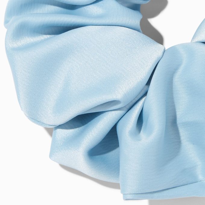 Giant Light Blue Hair Scrunchie