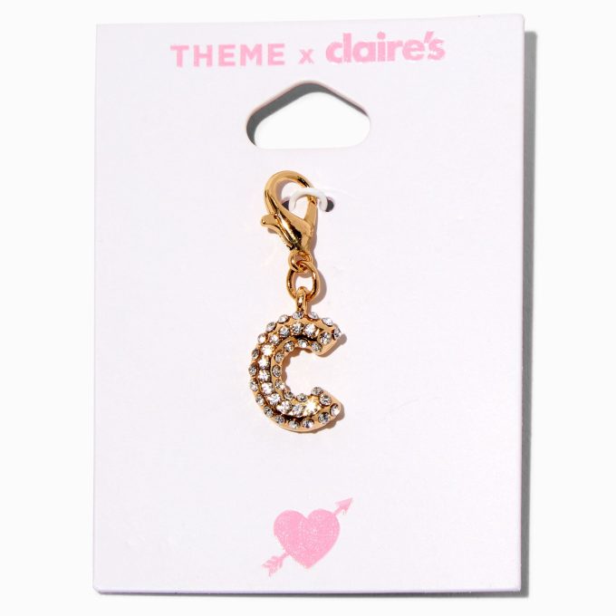 T H E M E x Claire's Gold-tone C Initial Charm