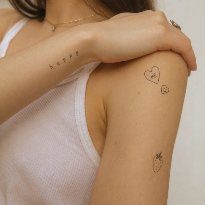 INKED2 Happiest Pack Temporary Tattoos