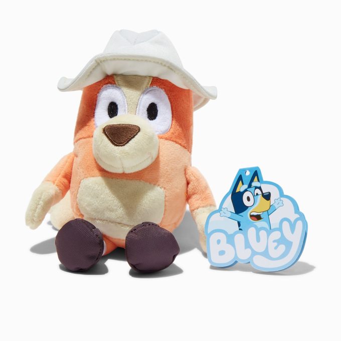 Bluey 8'' White Hat Bingo Plush Toy