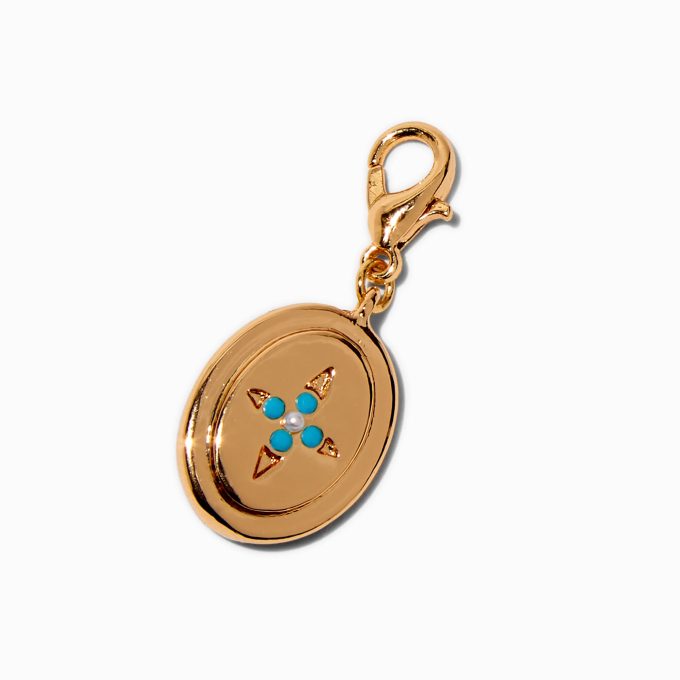 T H E M E x Claire's Turquoise Star Disc Charm