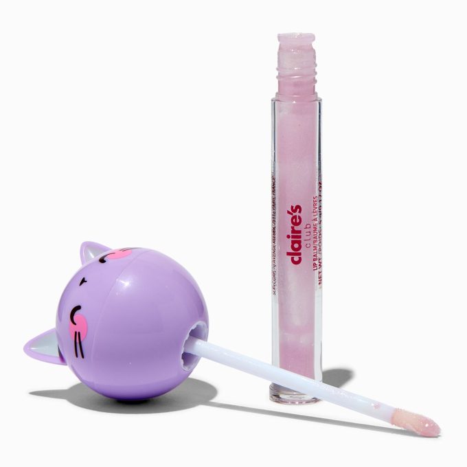 Claire's Club Purple Cat Lip Gloss Duo