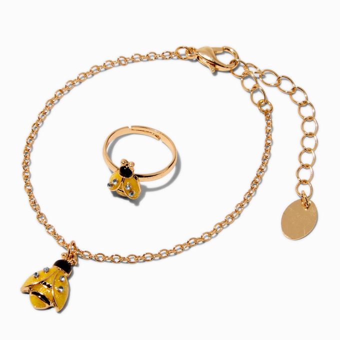 Claire's Club Bumblebee Jewelry Set - 3 Pack