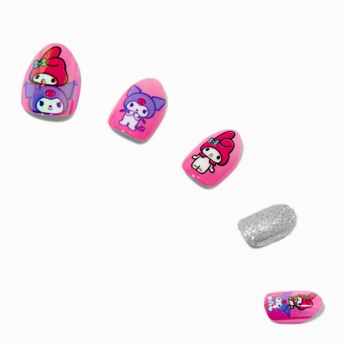 Sanrio® Claire's Exclusive My Melody™ & Kuromi™ Stiletto Press On Faux Nail Set - 20 Pack