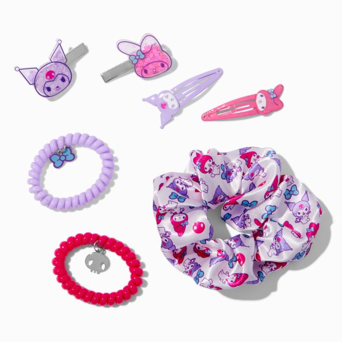 Sanrio® Claire's Exclusive My Melody™ & Kuromi™ Hair Set - 7 Pack