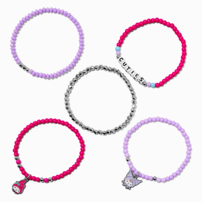Sanrio® Claire's Exclusive My Melody™ & Kuromi™ Bracelet Set - 5 Pack
