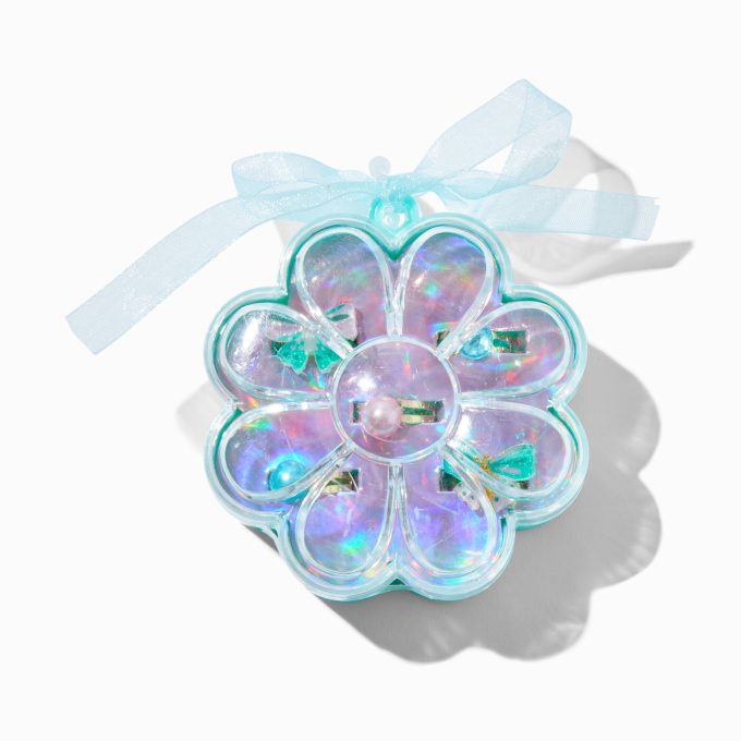 Claire's Club Flower Box Rings - 5 Pack