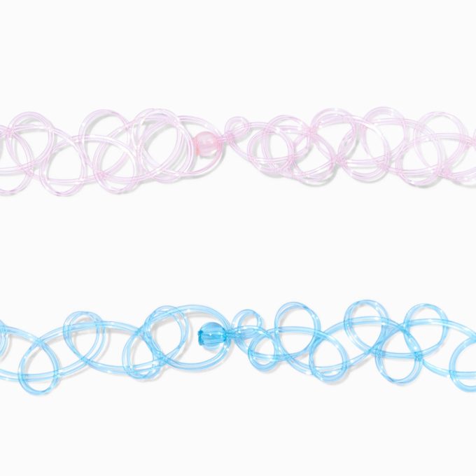 The Smurfs™ Claire's Exclusive Tattoo Choker Necklace Set - 2 Pack