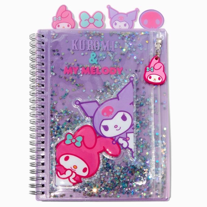 Sanrio® My Melody™ & Kuromi™ Shaker Spiral Notebook