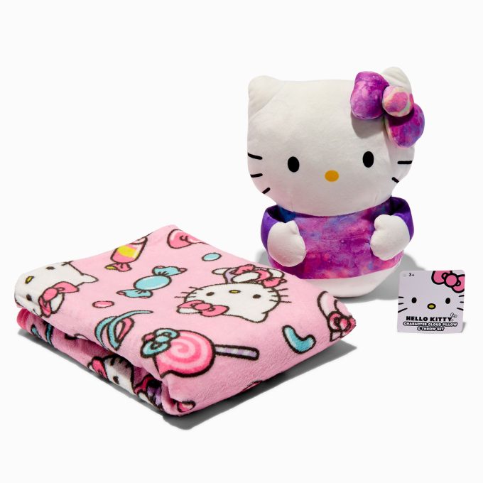 Hello Kitty® Sweet Surprise Hugger Pillow & Silk Touch Throw Set