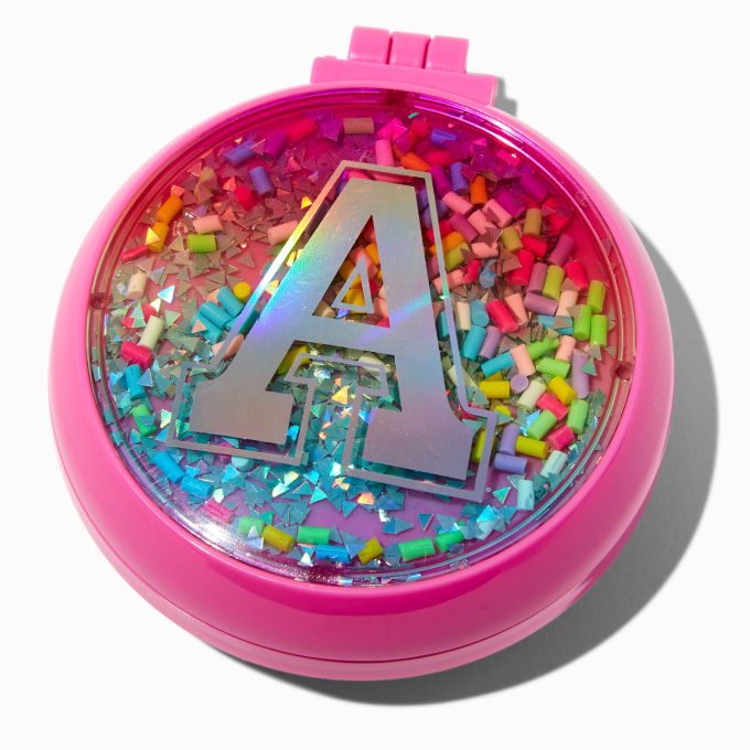 Shaky Sprinkles Initial Pop-Up Hair Brush - A