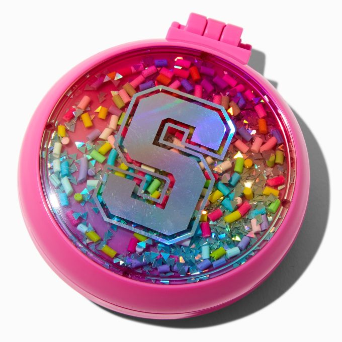Shaky Sprinkles Initial Pop-Up Hair Brush - S
