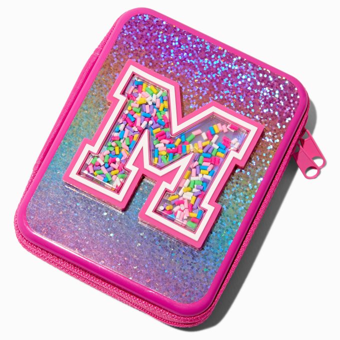 Shaker Initial Makeup Tin - M