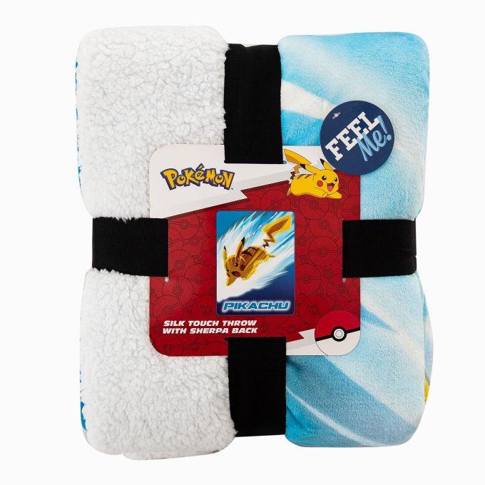 Pokémon™ Pikachu Oversized Silk Touch Sherpa Throw Blanket
