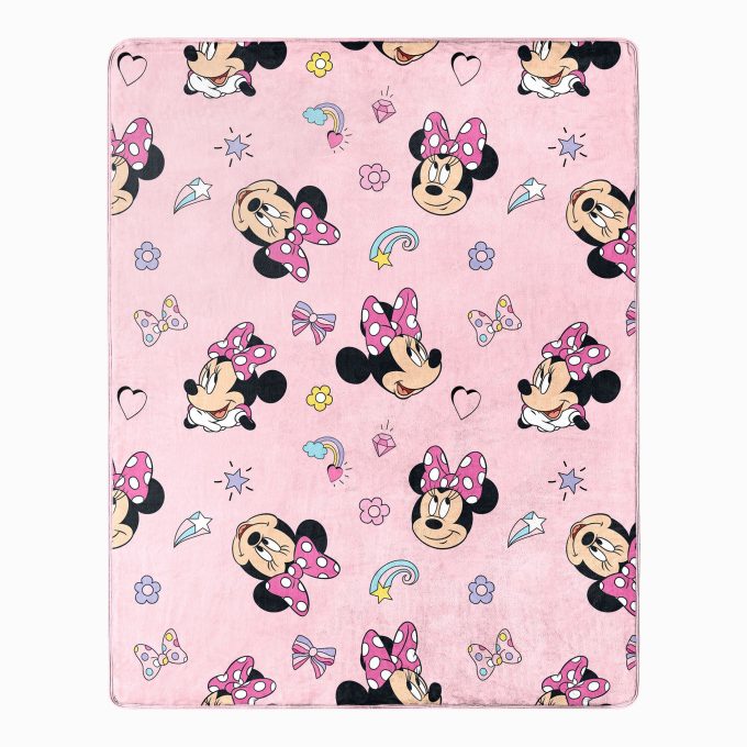 Disney Minnie Mouse Hugger Pillow & Silk Touch Throw Set