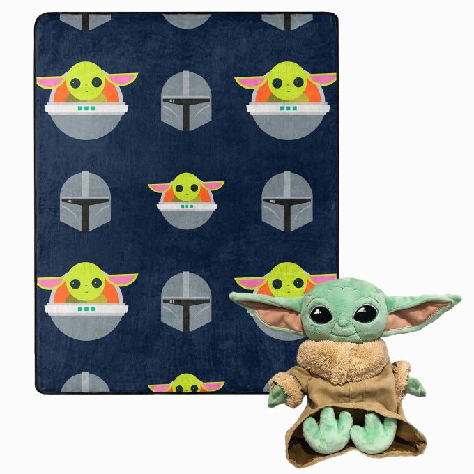 Star Wars™: The Mandalorian Hugger Pillow & Silk Touch Throw Set