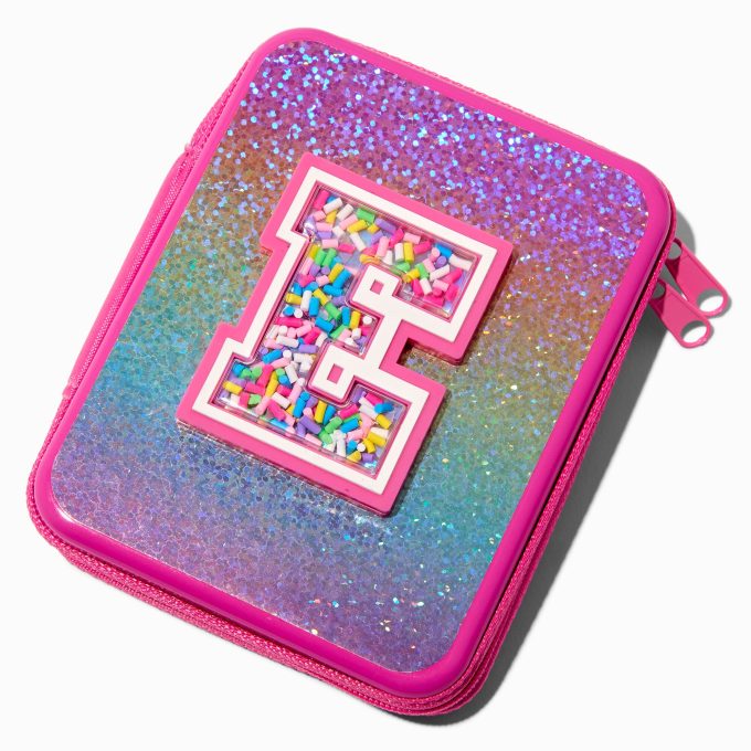 Shaker Initial Makeup Tin - E