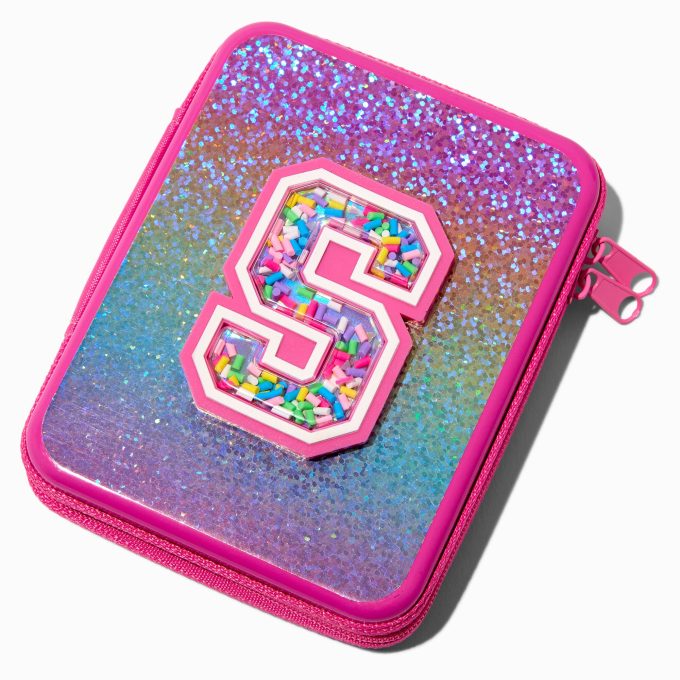 Shaker Initial Makeup Tin - S